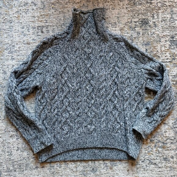 Vince Cowl Neck Sweater, Charcoal, XS - Picture 1 of 5